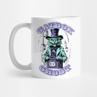 Cat Box Ghost Mug